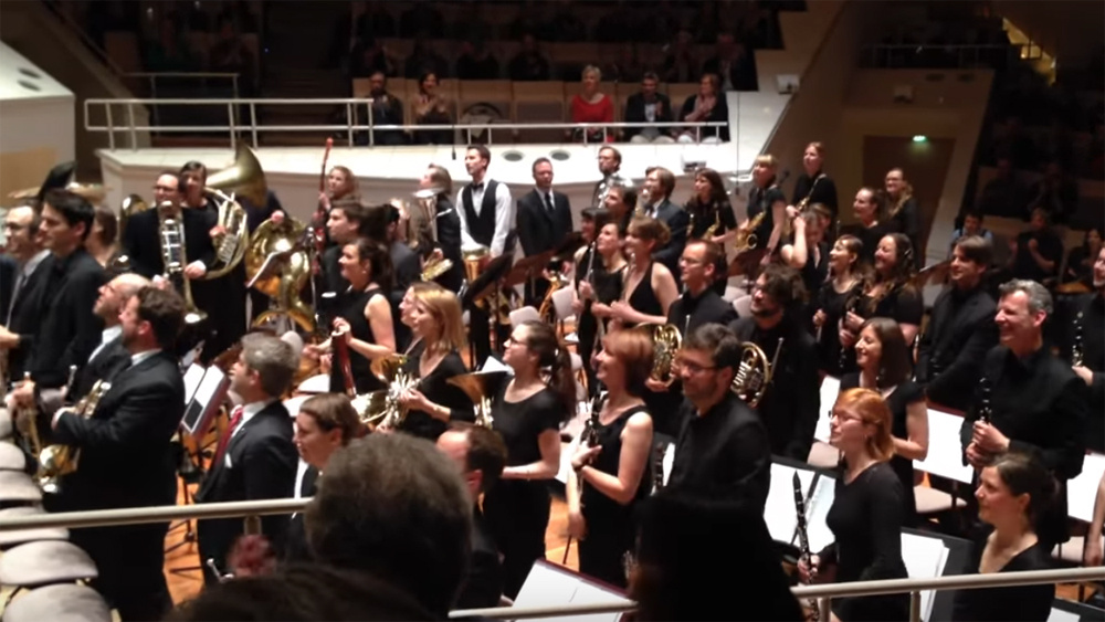 Zentralkapelle Berlin spielt Fränkisch Schottisch in der Berliner Philharmonie